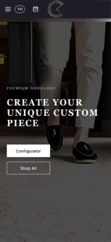 Cronus Precision — mobile website